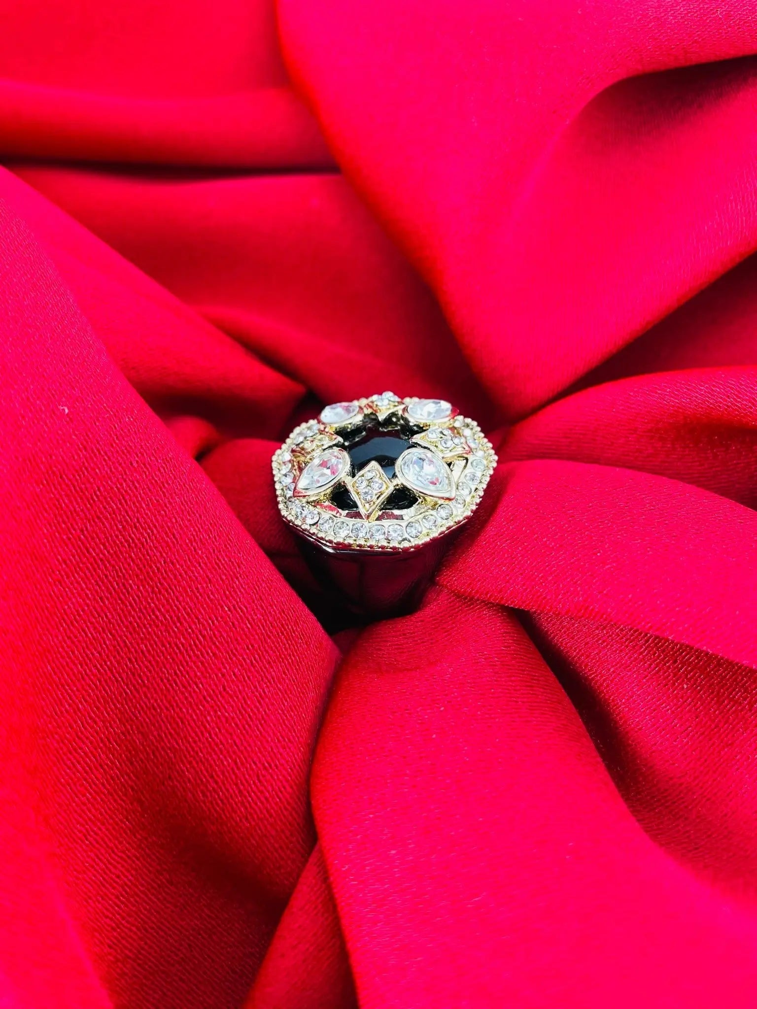 Ebony Cocktail Ring Product vendor