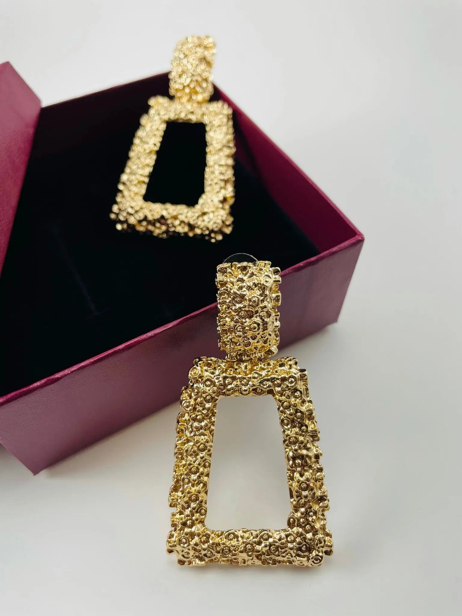 Fergie Doorknocker Earring - Maison Georgette statement earring jewelry