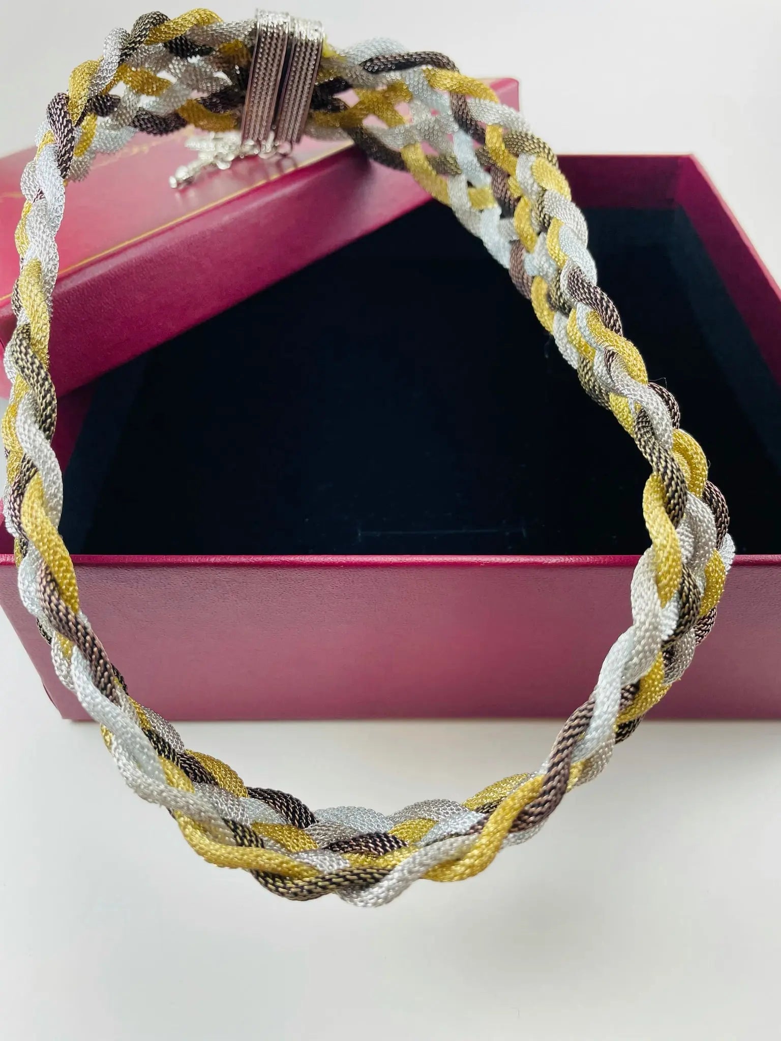 Gina Woven Necklace - Maison Georgette statement necklace jewelry