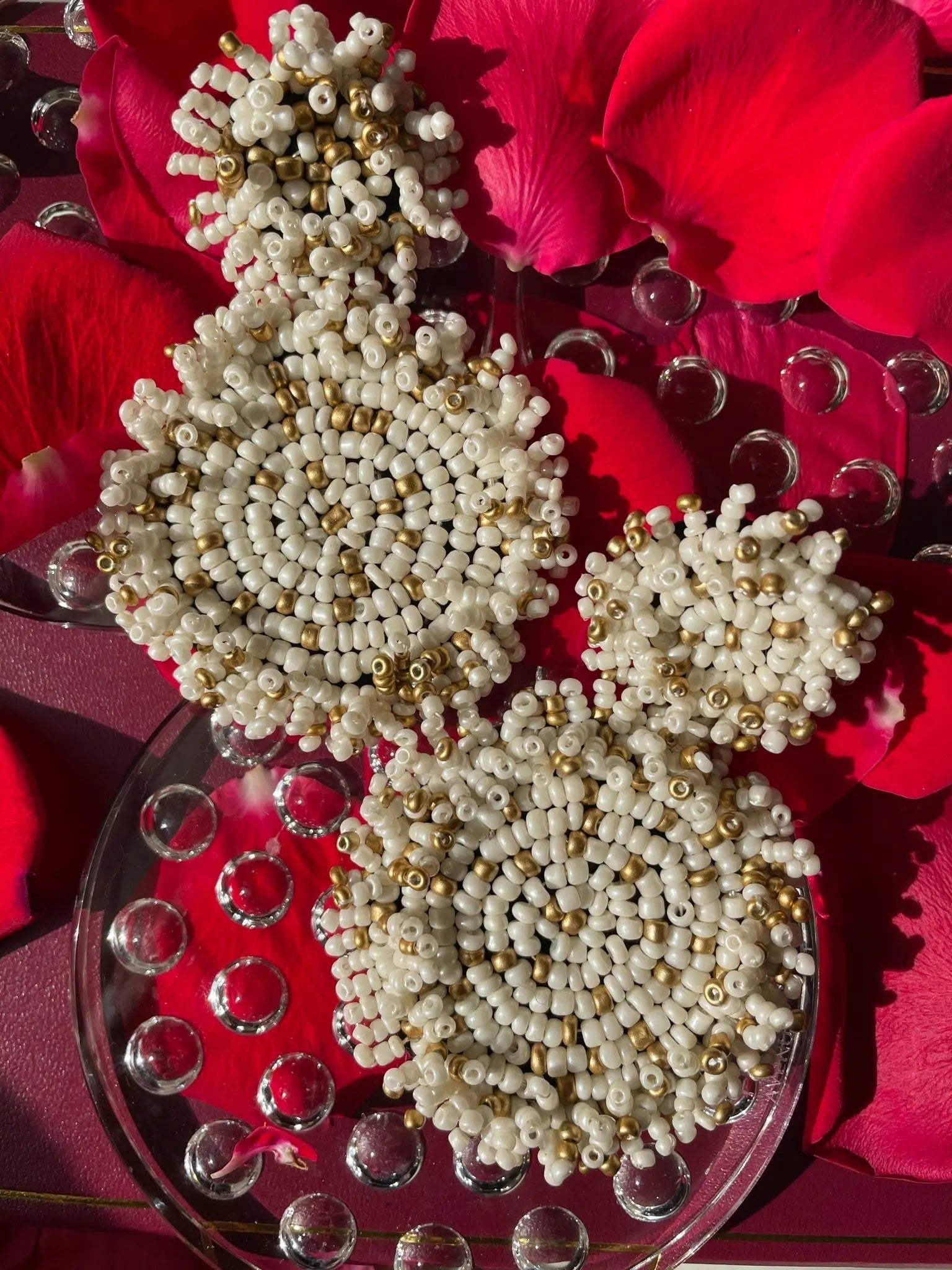 Lydia Beaded Disc Earring Product vendor