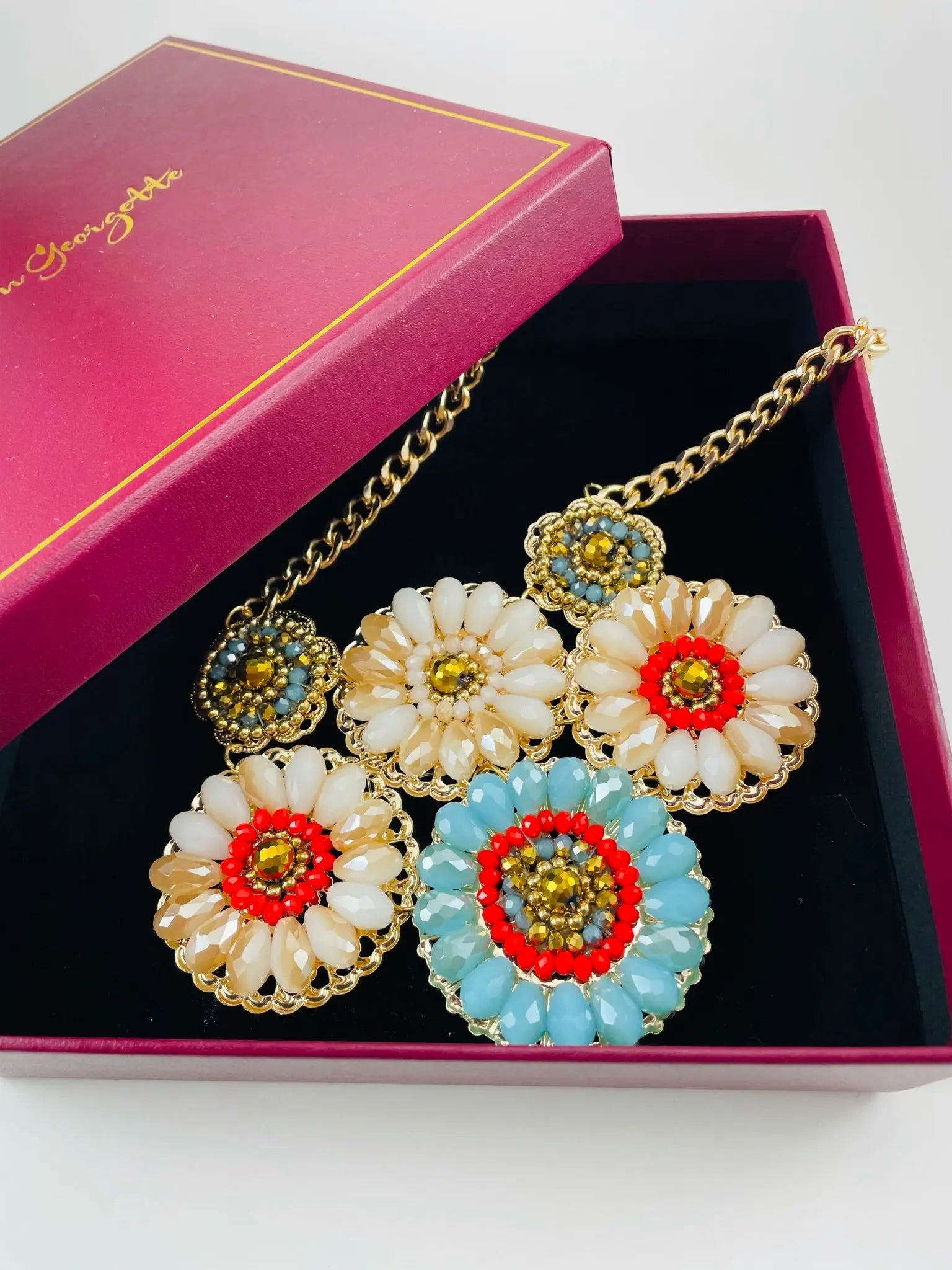 Daisy Bib Necklace Product vendor