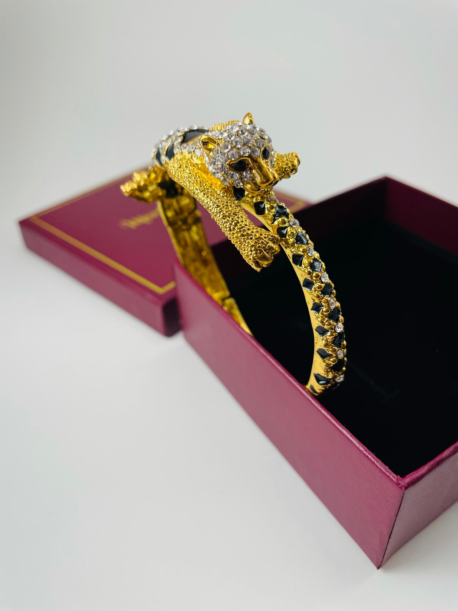 Leopard Jeweled Bracelet