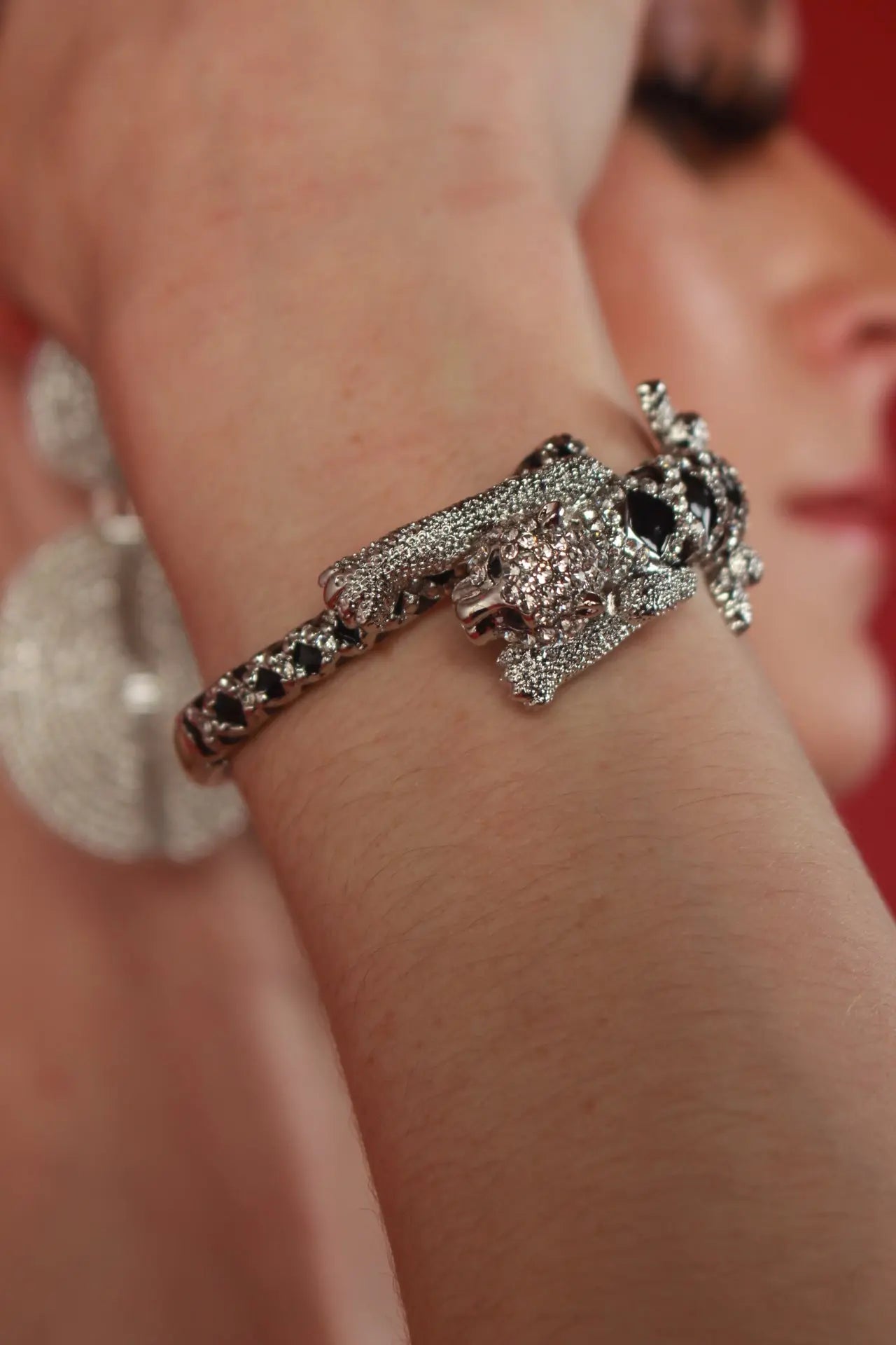 Leopard Jeweled Bracelet Product vendor