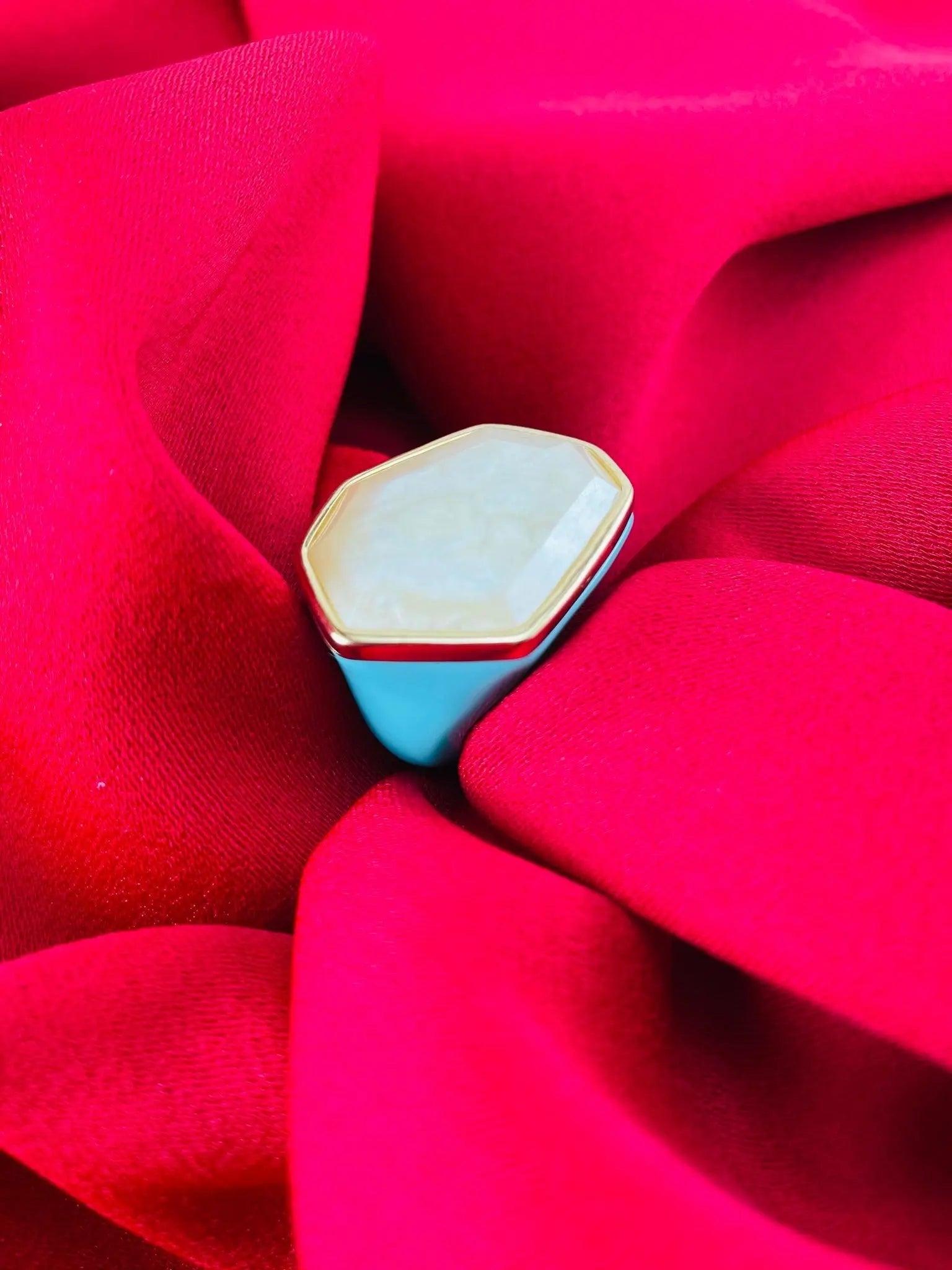 Turq Crystal Ring Product vendor